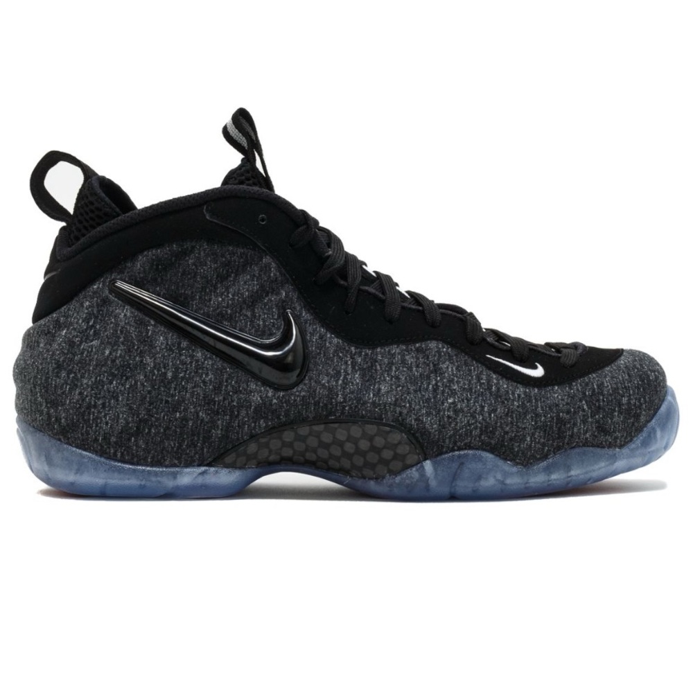 Nike Pro Wool Foamposite Sneakers - Black and Grey